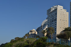 Netanya, Hotels of the First Line and Amphi Gan HaMelec Park