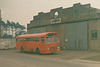 Midland Red S22 class bus in Rugeley – 21 Jan 1974