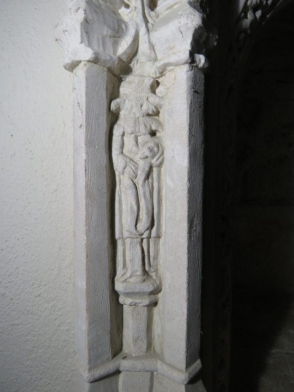 woodleigh church, devon, detail of the c16 easter sepulchre c,1527 (7)