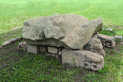 Honduras, Stone Turtle in Copan Ruinas Honduras, Stone Turtle in Copan Ruinas