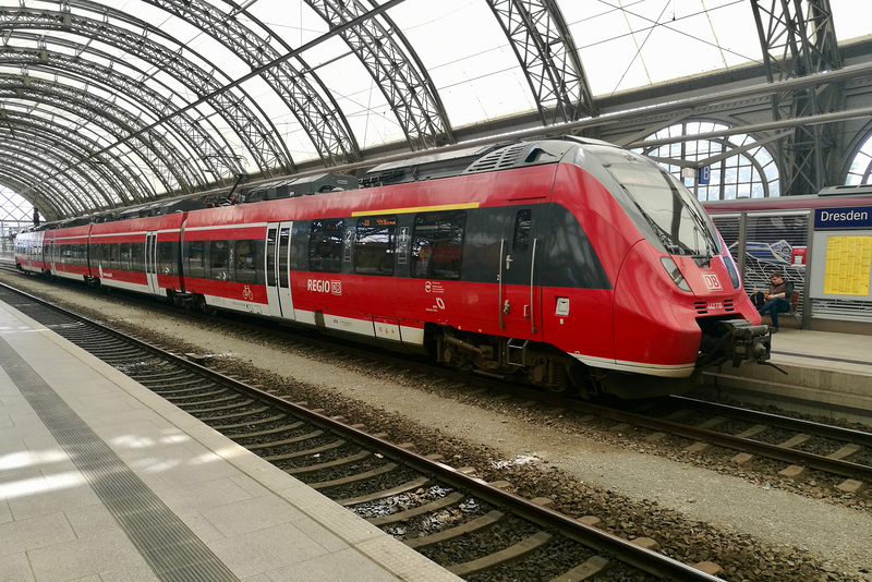 Dresden 2019 – Regional train at Dresden Hauptbahnhof