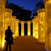 A la manière de l'odyssée lumineuse au parc du Thabor de Rennes (35)  avec  l'IA .