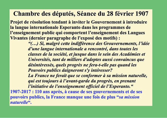 Chambre des députés, Séance du 28 février 1907