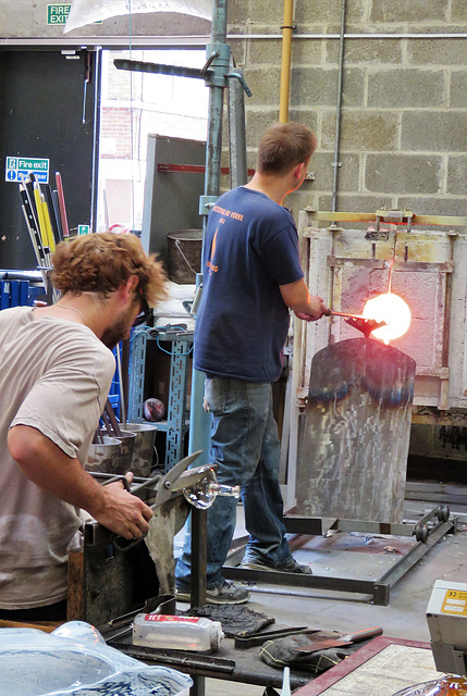 bermondsey street glass blowers studio