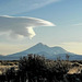 Mount Shasta with lenticular cloud