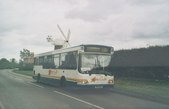 Burtons Coaches S50 BCL (HX51 LRJ) at Aldreth Windmill - 24 May 2005 (545-10)