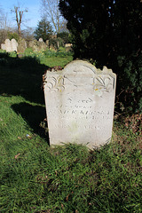Kersey Memorial in Saint Peter's Churchyard, Yoxford, Suffolk