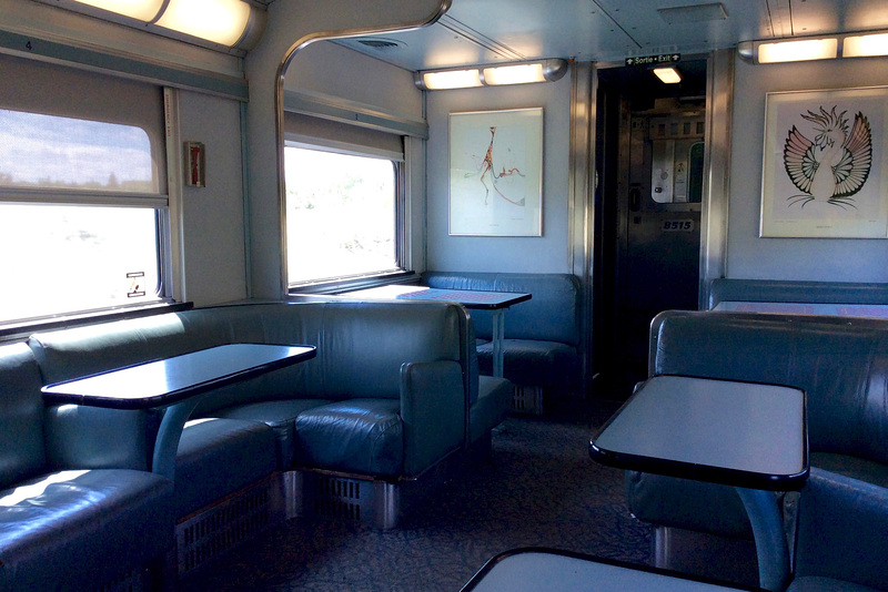 Canada 2016 – The Canadian – Lounge in the Dome Car