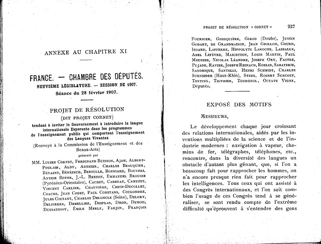 Chambre des députés, Séance du 28 février 1907