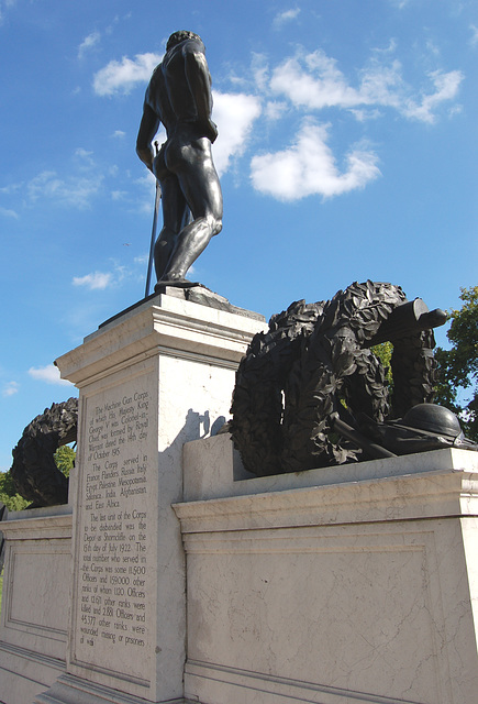 Machine Gun Corps Memorial (also known as The Boy David), Hyde Park Corner, London