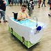 Bathtub costume at dance