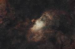 Eagle Nebula M16 - The Sleeping Face.