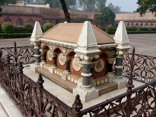 Agra Fort- Tomb of John Russell Colvin