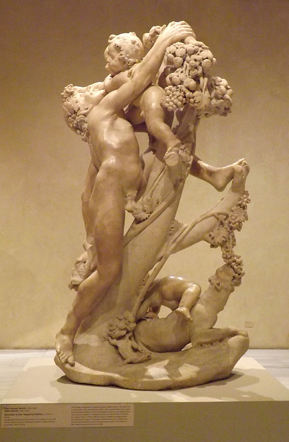 Faun Teased by Children by Pietro and Gian Lorenzo Bernini in the Metropolitan Museum of Art, February 2014