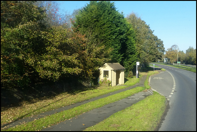 Begbroke bus stop