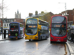 First Eastern Counties Buses in Norwich - 2 Dec 2022 (P1140214)