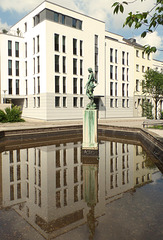 Der Behnbrunnen an der Königsstraße in Hamburg-Altona