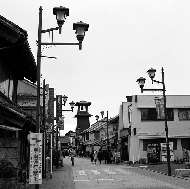 Street with the bell tower