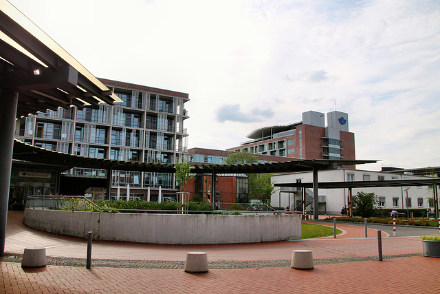 Uniklinik Bergmannsheil, Eingangsbereich (Bochum-Wiemelhausen) / 15.06.2020