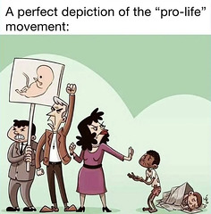 med - pro-life depicted