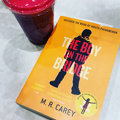 Reading with beet juice