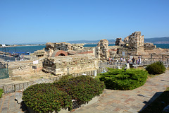 Bulgaria, Nessebar, Ruins of Ancient City Wall