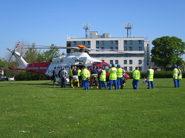 Rescue Helicopter training