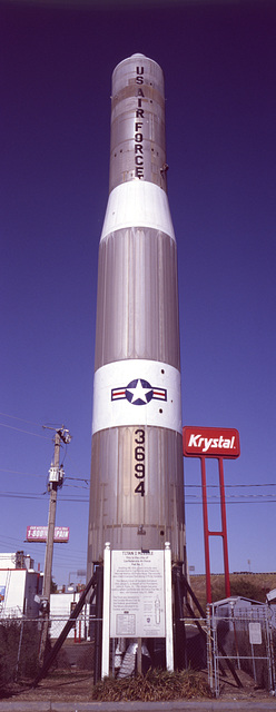 Confederate Air Force Titan I missile