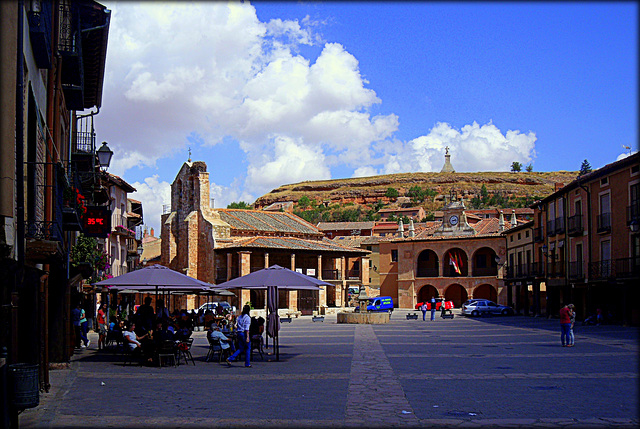 Ayllon, Segovia Province. Plaza Mayor.