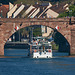 Heidelberg Neckar-Alte Brücke - Schiff Merian