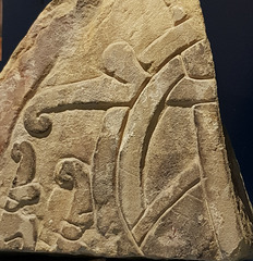 rochester cathedral, kent (66),fragment of an early c11 ringerike style tombstone