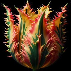 Tulipe Perroquet ..............Bon jeudi mes ami(e)s❤️