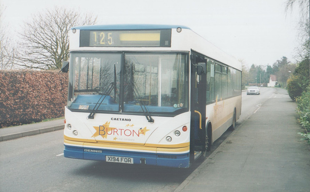 Burtons Coaches X194 FOR at Ely - 31 Mar 2005 (542-06A)