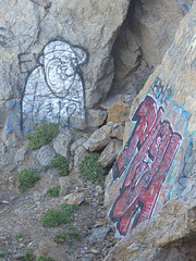 Graffiti at Point Lobos - 16 April 2016