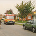 Eastern Counties C911 BEX in Croft Place, Mildenhall - 11 Oct 1988