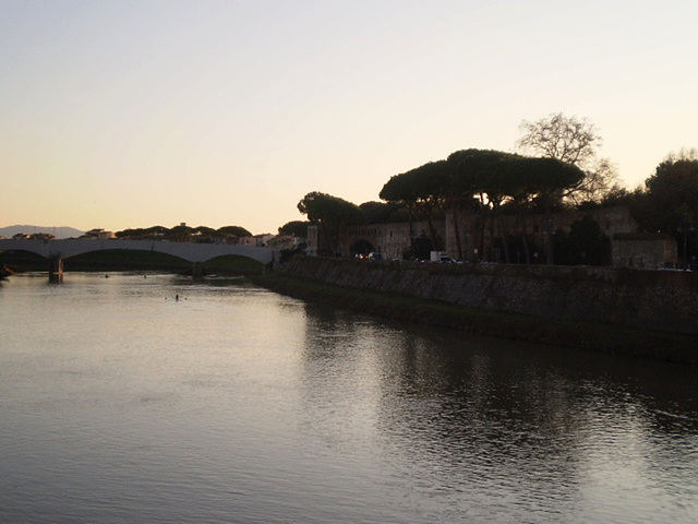 River Arno, Victory Bridge and Saint Gall Fortress.