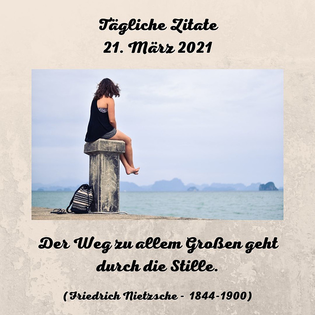 Tägliche Zitate 21. März 2021