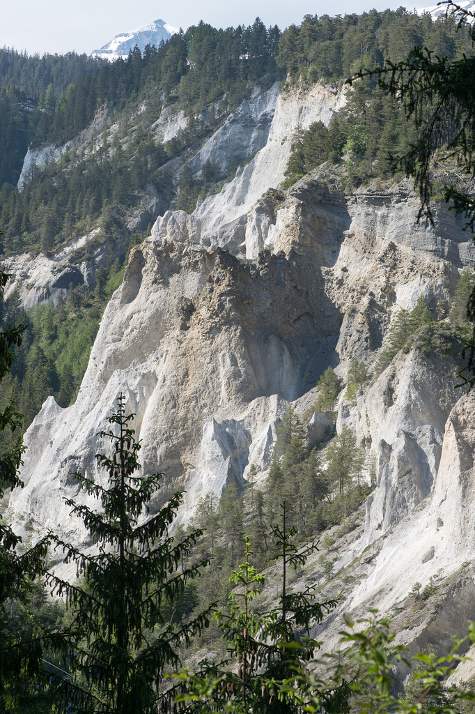 Erosionsgebilde im Val da Mulin