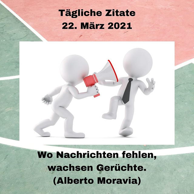 Tägliche Zitate 22. März 2021