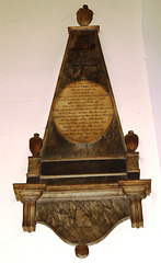 Memorial to Charles Blackham Clerk, Saint Matthew's Church, Walsall, West Midlands