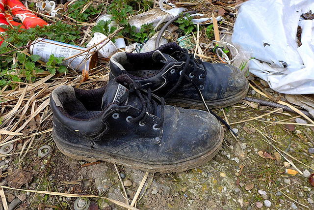 Whose news elegant walking shoes?