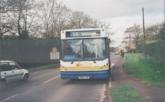 Burtons Coaches X196 FOR at Sutton in the Isle, Cambs - 30 April 2006 (557-26)