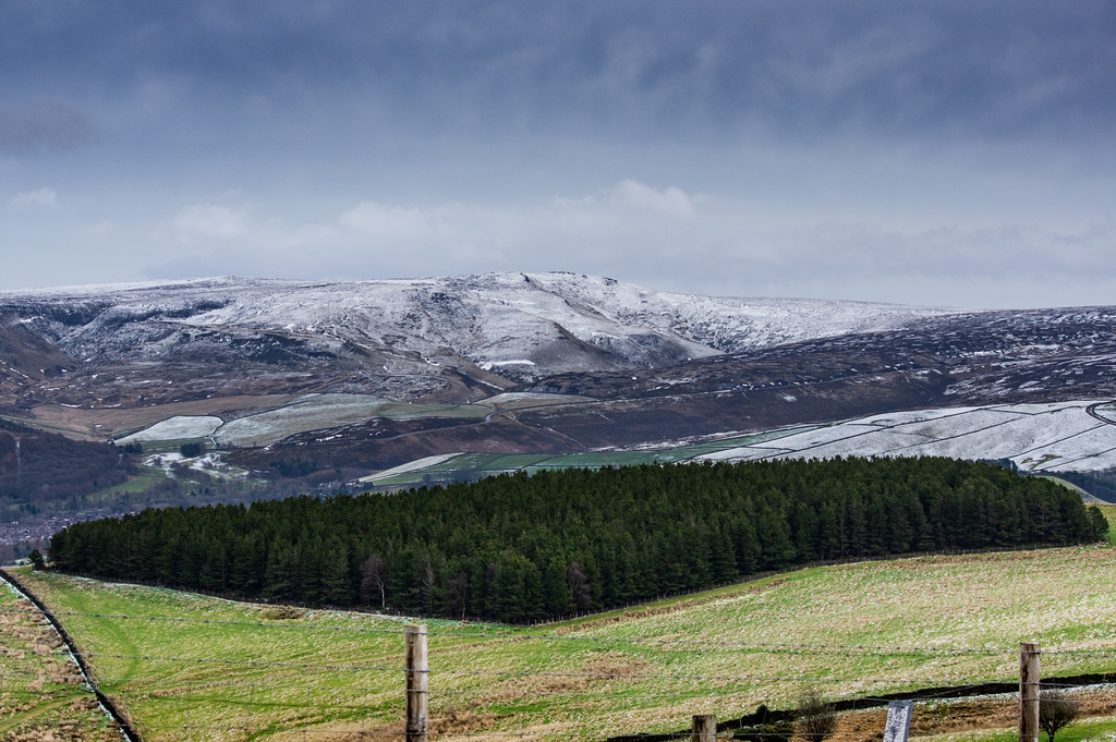 Whiteley Nab to Bleaklow snow