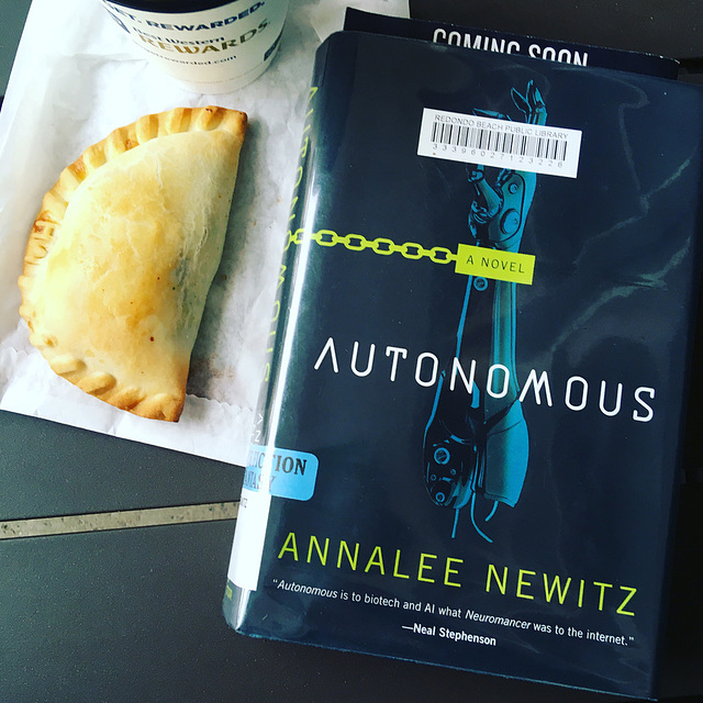 Reading with an empanada