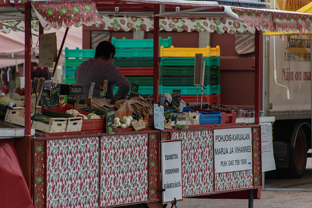 Markt in Joensuu (© Buelipix)