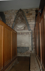 Monument to Hugh Cholmley, St Mary's Church, Whitby, North Yorkshire