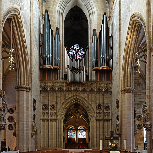 Dia Hauptorgel im Ulmer Münster   am 19 Aug 2024