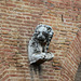 Italy, Siena, Second (from the left) Lion on the Facade of the Fountain of Fontebranda