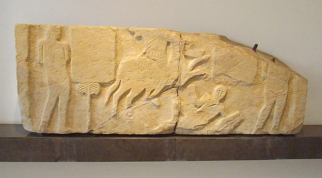 Relief from Sidi Saleh el-Balti in the Bardo Museum, June 2014