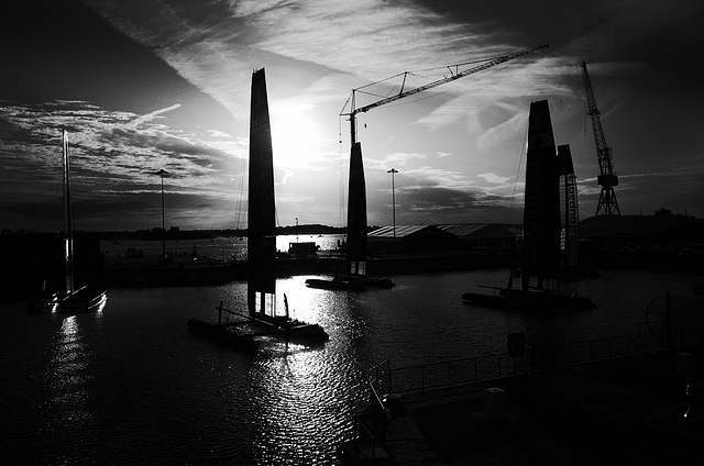 America's Cup Portsmouth 2015 Saturday GR At Anchor 4